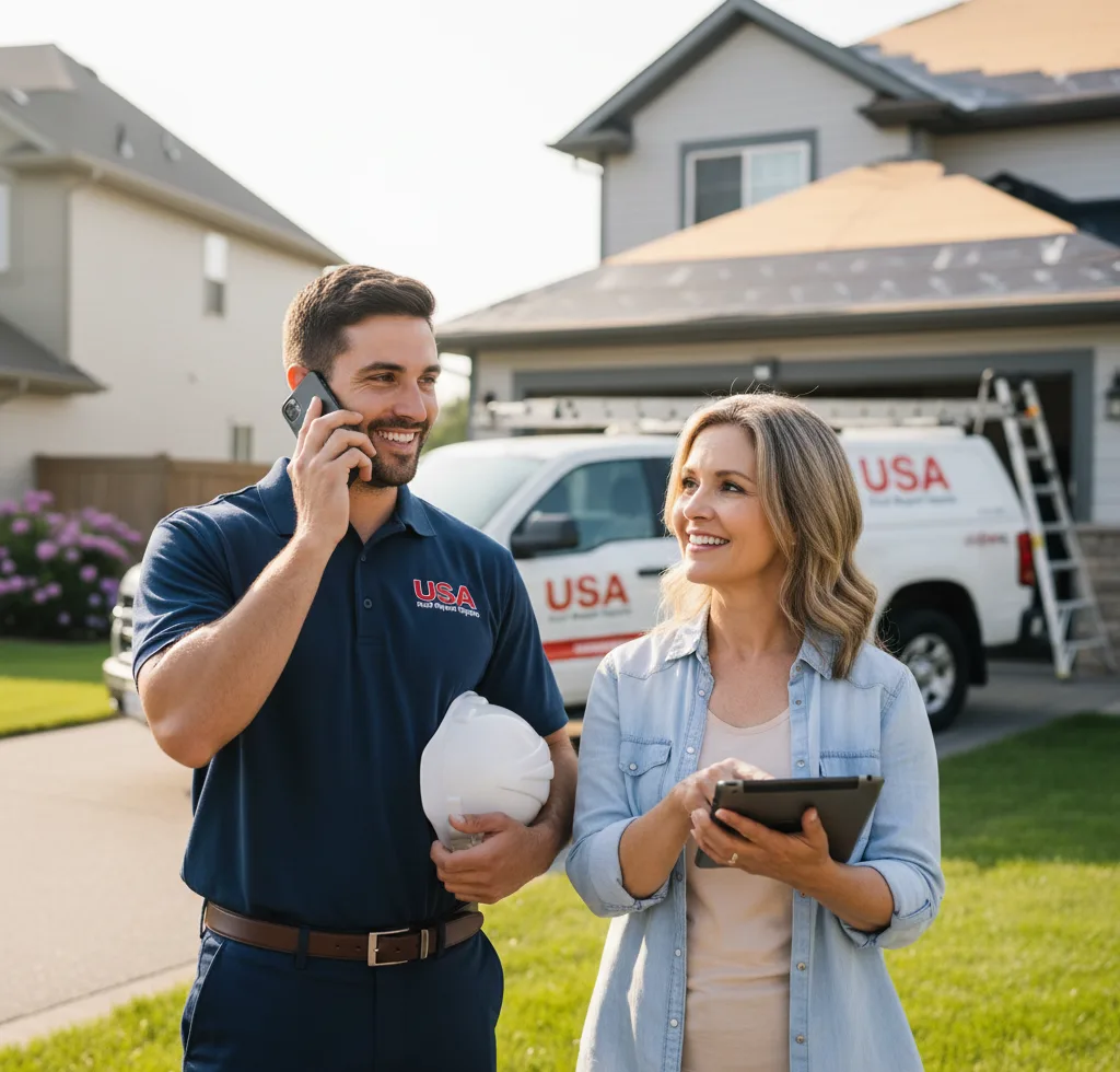USA Roof Repair Experts customer support in Walworth